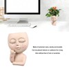 Face Planter Pots Resin Home Head Planter Face Flower Pot