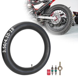 3.50/4.10-18 Inner Tube with TR4 Straight Valve Stem for 100/90-18 Tires KL250 XL185S CRF230F XR185