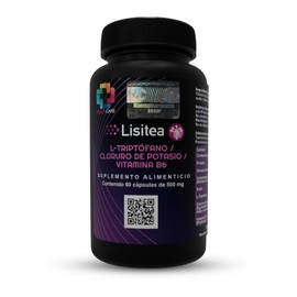 L-Triptofano, Cloruro de Potasio, Vitamina B6 LISITEA 60 CAPSULAS