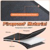 Protalwell Fireproof Hearth Rugs, Fireplace Mat, Fire Resistant Rugs Put