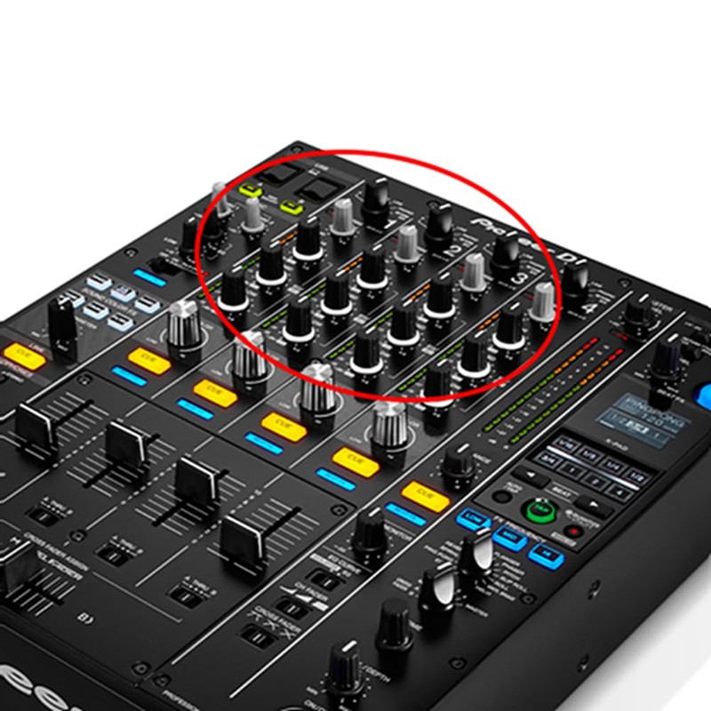 WXYINSPAS 5pcs Universal EQ Rotary Knob Replacement Equalizer Potentiometer Fader