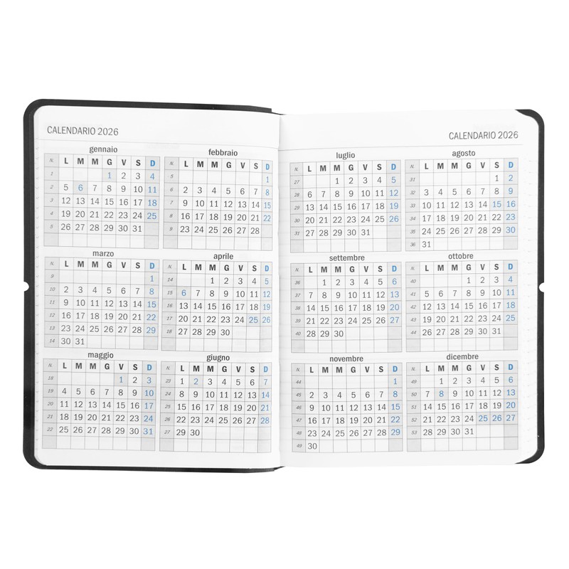 COMIX U Mini 2025 Daily Calendar 12 Months with Calendar,