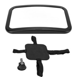 Car Back Seat Safety Mirror Interior Baby Care 360° Rotatable Shatterproof Clear View for Trucks SUVs
