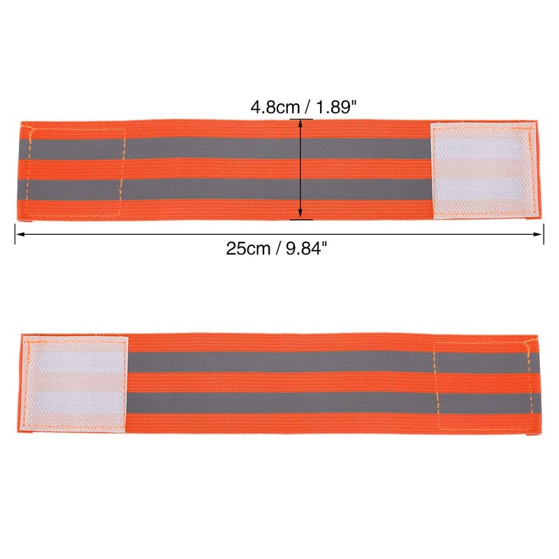 X AUTOHAUX 4 Pcs Reflective Bands for Wrist Reflective Wristbands