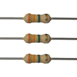 E-Projects 25EP5123M30 3.3M Ohm Resistors, 1/2 W, 5% (Pack of 25)