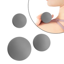 Vaveren 3 Pieces Massage Balls Yoga Balls Lower Back Back Massager Portable Fascia Deep Tissue Massage for Sports Women, Grey