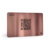 TAPiTAG Digital Business Card Metal NFC Tag + QR (Rose-Gold)