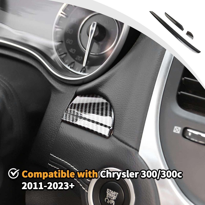 JWWY Center Console Passenger Dashboard Panel Cover Trim Fit for