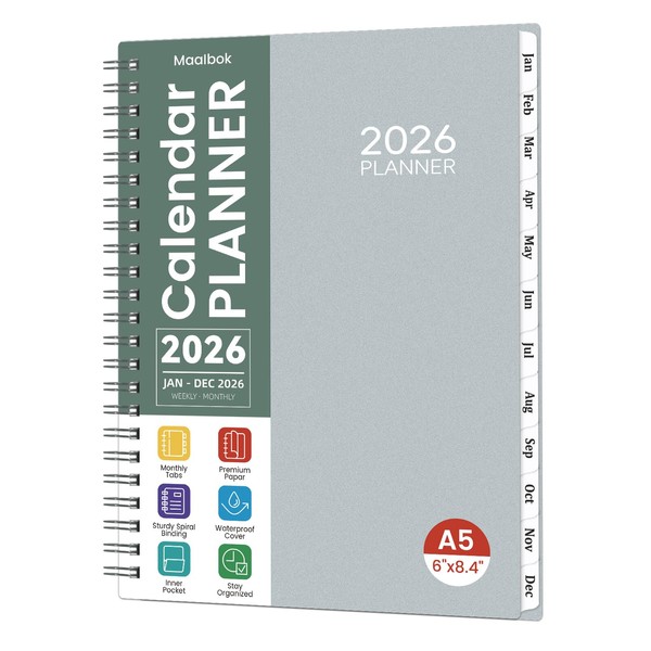 2026 Planner- 2026 Planner Weekly and Monthly, Jan. 2026 -