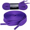Olukssck 1 Pair Flat Shoe Laces for Sneakers, 2/5" Wide