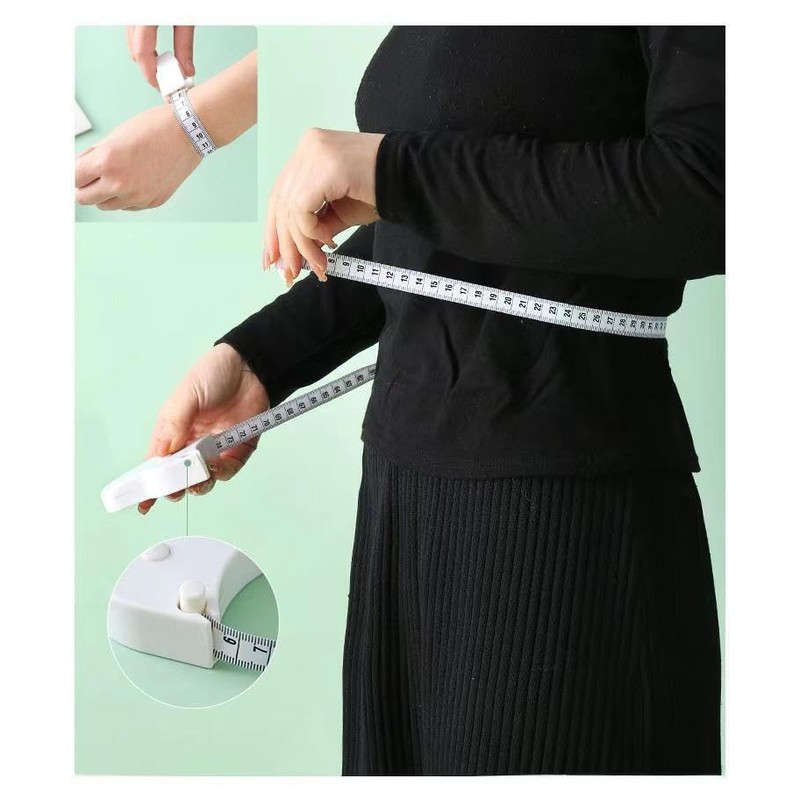 JiangMuXin Measuring Tape Measure One Touch Measuring Tool Round Tape
