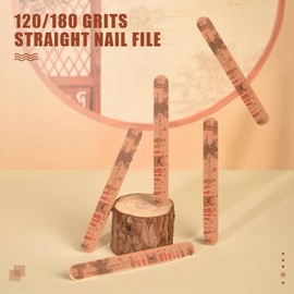 KADS 10Pcs Nail File Chinese Style Washable Professional Nail Files Reusable Double Sided Nail Styling Tools for Home and Salon Use (Palace Song and Music)