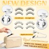 QUEWEL Magnetic Eyelashes, 2 Pairs Natural Look Reusable Magnetic Lashes