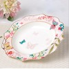 YBK Tech Bone China Dessert Plate/Salad Plate Ceramic Plate for