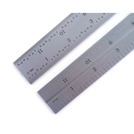 PEC 12" Zero Glare 4R (1/64, 1/32, 1/16, 1/8) Replacement Machinist Combination Square Blade Ruler Rule 7185-012
