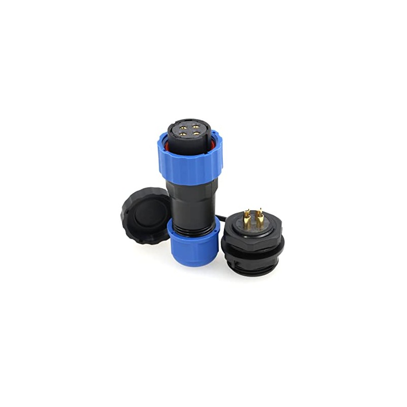 ZBLZGP SD20 Waterproof Connector IP68 Circular LED Power Cable Plug