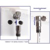 Original Cabelcon 90° Angle Adaptor F Female to F Male