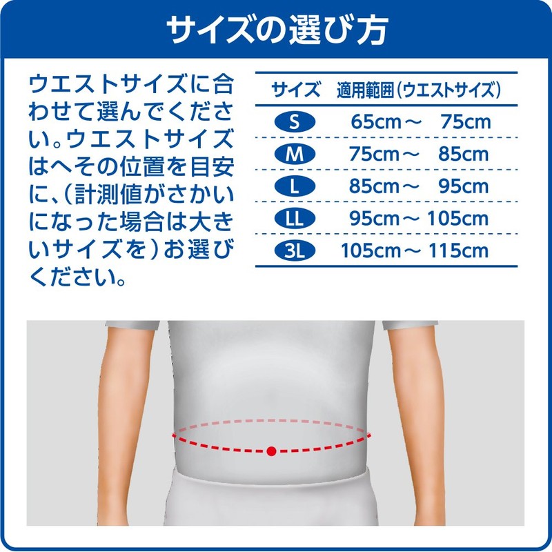 Nippon Sigmax MediAid Supporter, Firm Guard, Lower Back, Standard, Large