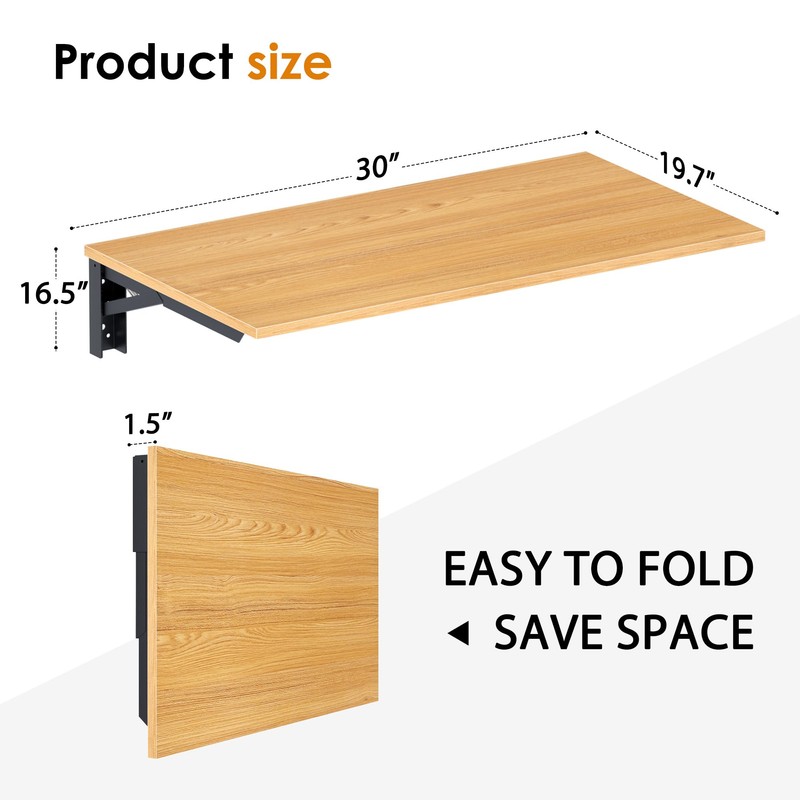 Need Small Fold Down Table Wall Mounted Heavy Duty Small