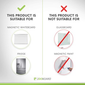 Magnetic Numbers 1-10 Fridge Magnets - Pack of 10-2 Inch - Office Magnets - Whiteboard Magnets - for Magnetic Board, Magnetic Whiteboard, Refrigerator, Fridge