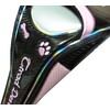 Golf Utility Paw Magnetic Headcover (Black/Pink)
