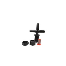 Valley Industries Polypropylene Cross Nozzle Body Kit - 11/16" MPS x 3/8" HB