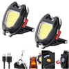SEFONE 7 Modes COB Keychain Work Light 2 Pack, 1200