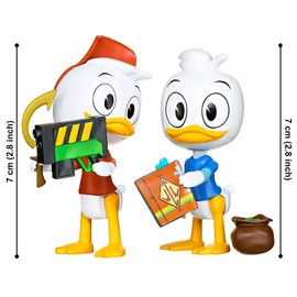 DuckTales PhatMojo 4 Inch Action Figure Small Size Figurine (Huey & Dewey)