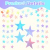 Andibro 5 Pack Glitter Star Garland Banner Decor, Star Hanging