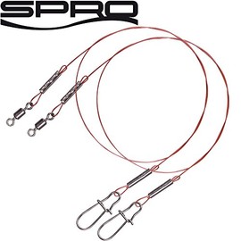 Spro Pike Fighter Wire Leader 1 x 7-2 Steel Leader for Pike Fishing Leader for Pike Spinning Fishing Steel Leader Length / Load Capacity: 30 cm - 18.2 kg