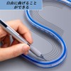 YUHENGCT Flexible Ruler, Curved Ruler, 23.6 inches (60 cm), Snake