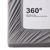 Sonive Super King Fitted Sheet, Light Grey Breathable Bed Sheet,