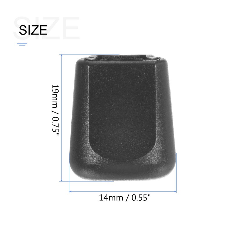 Zipper Clip Buckle(0.2" x 0.1")15pcs, Zipper Pull Cord Ends Lock