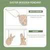 Wooden Easter Pendants for Painting, 291 Pieces Easter Crafts Children,