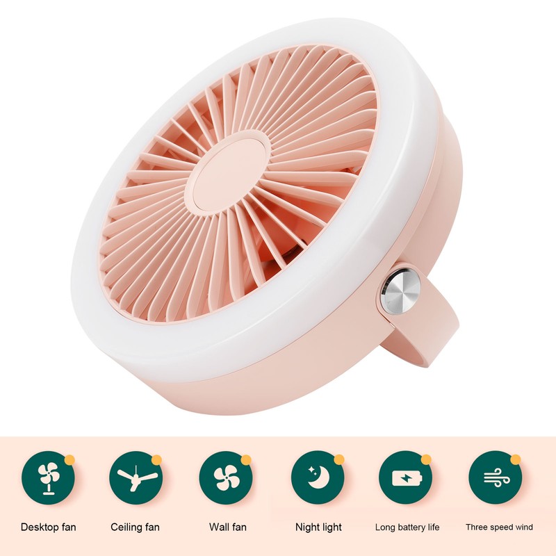 Remote Control Smart Electric Fan with 3 Gears Speed Mini