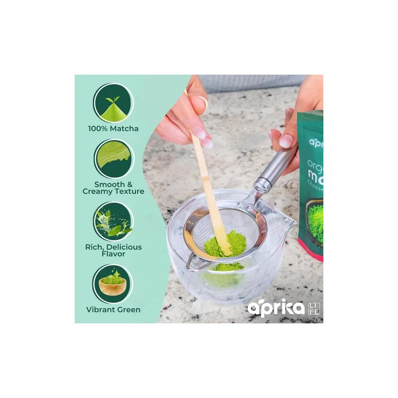 Aprikalife Matcha Orgánico En Polvo Certificado, 30 G