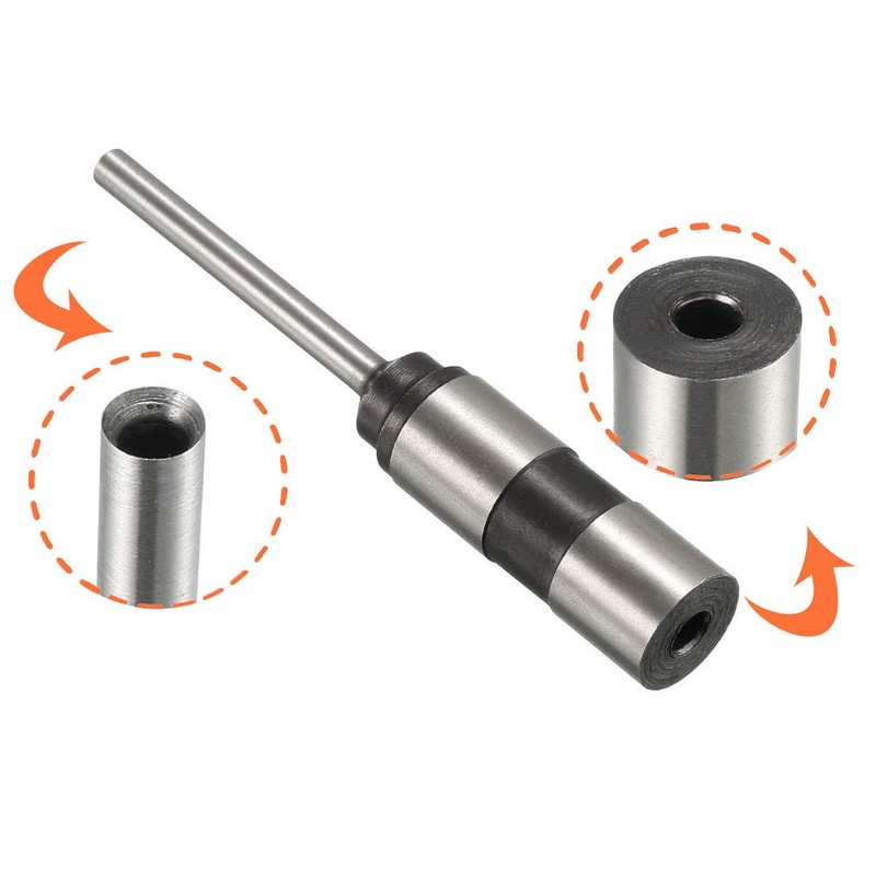 uxcell 3.5mm Paper Punch Drill, Straight Shank Hollow Bit Tool,