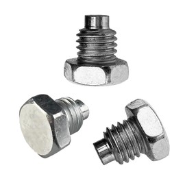 Shakas 3 PCS Floor Jack Handle Bolt, 3 Ton 4 Ton Horizontal Top Pressure Rod Fixed Screw, M12 x 1.75 Rust-proof Reclining Roof Handle Repair Accessories, for Cars Floor Jack Tiny Spare Parts (Silver)