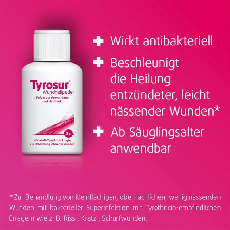 Tyrosur Wound Healing Powder