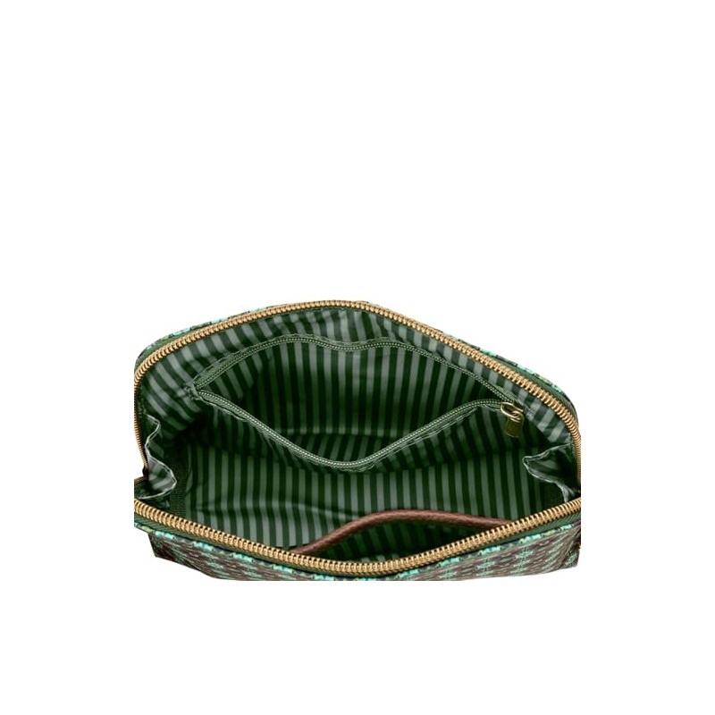 Coby Cosmetic Bag Triangle Small Clover Green 19/15 x 12