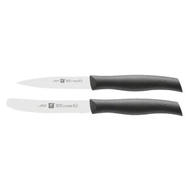 Zwilling Messerset Twin Grip 2 teilig, Edelstahl, Silber/Schwarz, 38 x 28 x 28 cm, 2-Einheiten