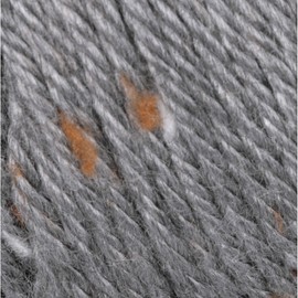 Caron Simply Soft Tweeds Yarn (4) Medium Gauge 100% Acrylic - 5oz - Gray - Machine Wash & Dry