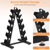 TomCare Dumbbell Rack Stand Only, 5 Tier Weight Rack for