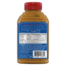 Beaver Coney Island Hot Dog Mustard, 12.5 Ounce Squeeze Bottle (Pack of 6)