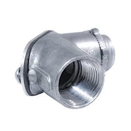 Sigma Engineered Solutions ProConnex 49672 Rigid to Box Pull Elbow 3/4-Inch Conduit Fitting, 1-Pack, Gray