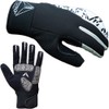 ATTONO Winter Cycling Gloves Winter Gel Cycling Gloves with Waterproof