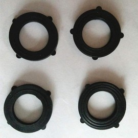 50 Pieces Garden Hose Rubber Washers Seals Garden Hose Washers Use for Garden Hose and Water Faucet Hose Washers Ring Hose Gaskets Self-Locking Tabs Keep Washer Firmly Stay in The Fitting