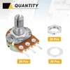 MECCANIXITY 20 Pack WH148 Potentiometer B100k Ohm Single-Joint Variable Resistors