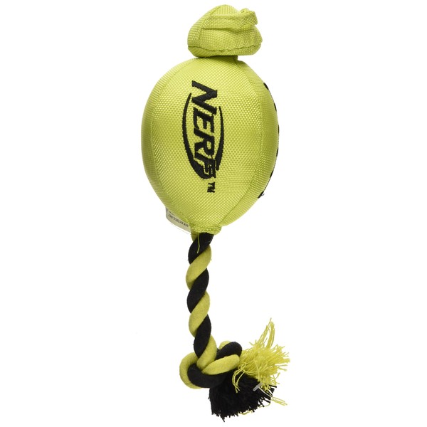 Nerf Dog Football Fling Slinger, Green/Black