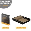 SpaceAid Large Knife Drawer Organizer Bamboo Insert Dock, Kitchen Steak